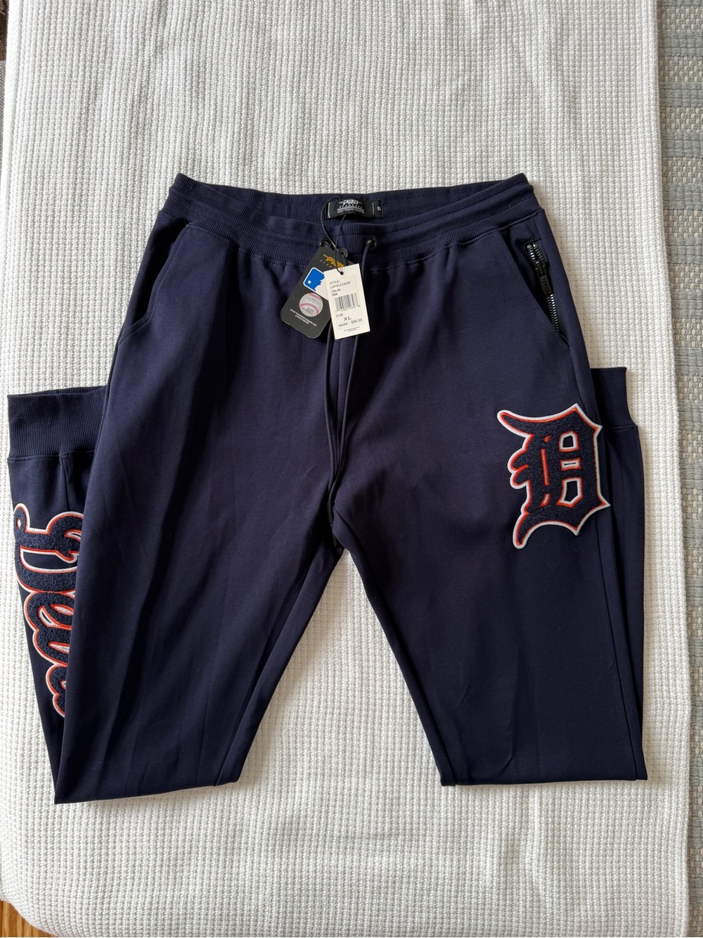 Detroit Tigers Navy Logo Joggers